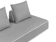 Chaise Longue SEILLANS Fabric Grey_1004487