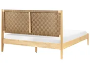 Cama Pinho BRUNEMONT 160 x 200 cm Castanho claro_1020218