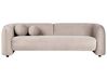 3-istuttava sohva sametti ruskeanharmaa LEIREN_919460