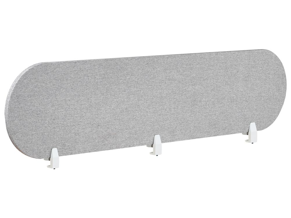 Desk Screen SPARKY 180 x 40 cm Light Grey
