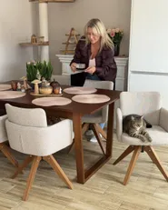 Set di 2 sedie da pranzo EVELYN Bouclé Beige_1174099