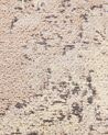 Teppich Baumwolle beige 200 x 300 cm orientalisches Muster Kurzflor MATARIM_852493