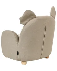 Kids Armchair Koala HERVIK Fabric Taupe_975730