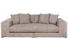 3-Sitzer Sofa hellbraun mit Kissen GLORVIKA_927856