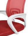 Otočná kancelárska stolička červená SOLID_920050