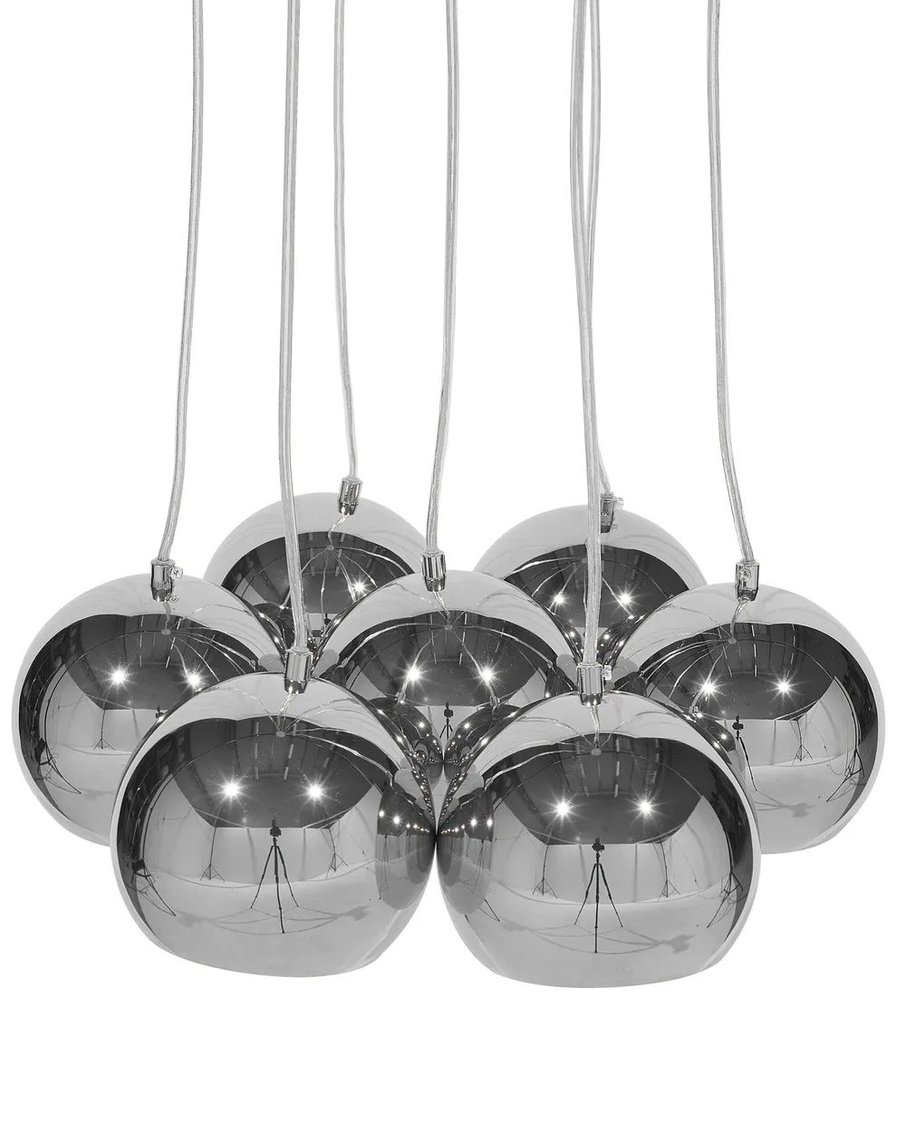 Hängelampe OLZA Metall Silber_710595