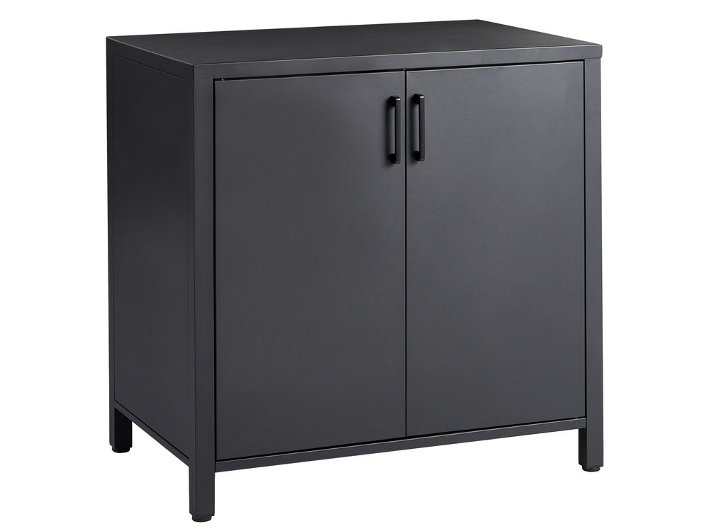 Meuble de cuisine d'extérieur ROCHA Gris graphite Métal