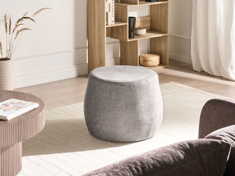 Pouf ASHTON Gris clair