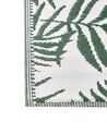 Outdoor Teppich dunkelgrün/grau 180 x 270 cm Palmenmuster KOTA_918390
