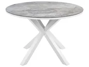 Garden Dining Table MALETTO 120 cm 120 cm Glass Dark Grey_922945