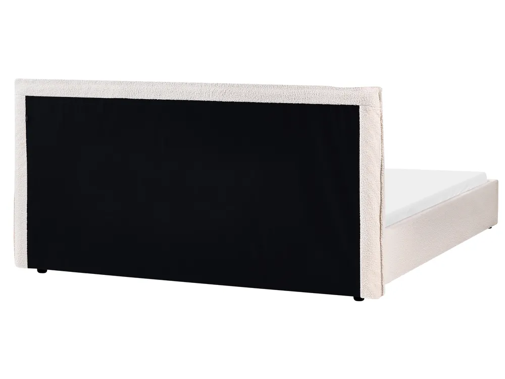 Waterbed Boucle LAVAUR 180 x 200 cm (EU Super King) Off-White_985843