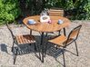 Acacia Garden Dining Table 103 x 106 cm Light Wood VARENNA_933416