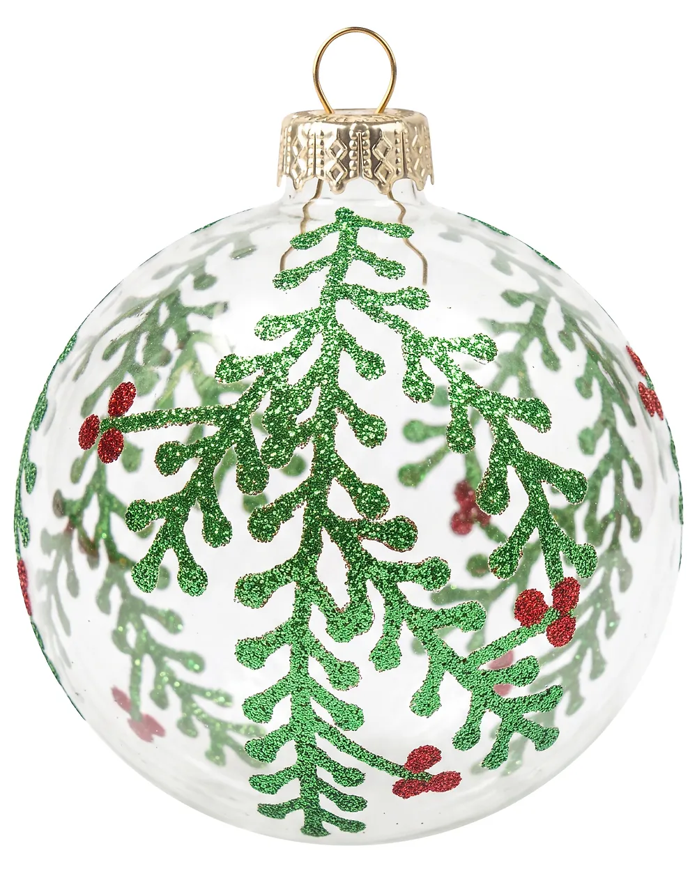 Set of 40 Baubles SNOWSPARK Glass Multicolour_1192159