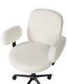 Desk Chair Boucle Off-White MORAGA_932395