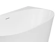 Baignoire adossée au mur PARNAIBA 160 x 80 cm Blanc_1168372