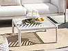 Garden Coffee Table FERRETTI 69 cm 69 cm Light Beige