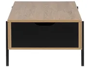 Coffee Table BLACKPOOL with Storage Brown/ Black_722833