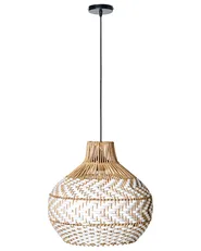 Pendant Lamp YAUCO Rattan White_995687