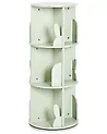 Rotating Bookshelf CANEY 94 cm Light Green