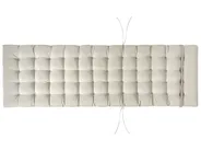 Sonnenliege mit Kissen CESANA PREMIUM mit Relaxfunktion Akazienholz Taupe_991025