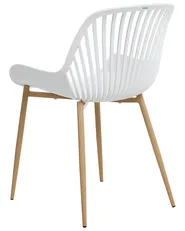 Set of 4 Dining Chairs KLEVE White_1006562
