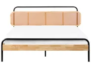 Bed Rattan BOUSSICOURT 180 x 200 cm (EU Super King) Light Brown_1011659
