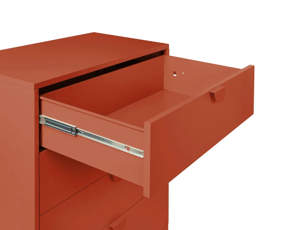 Komoda 4 szuflady ARDURA Metal Złoty brąz_1077768