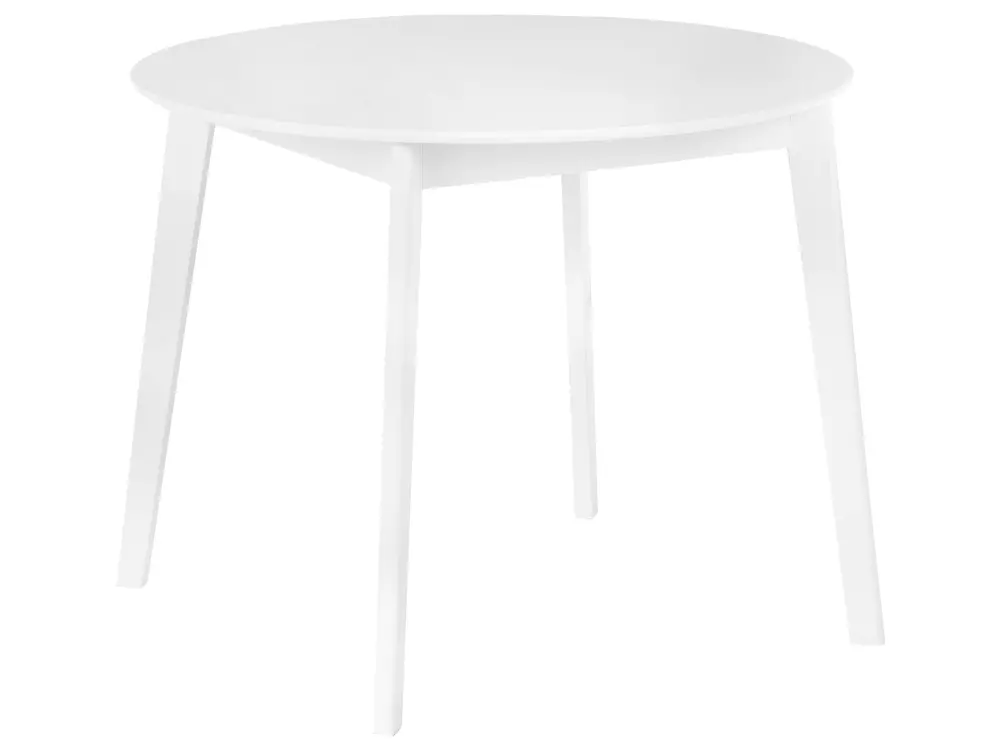 Dining Table ROXBY White 100 cm 100 cm Pine Wood
