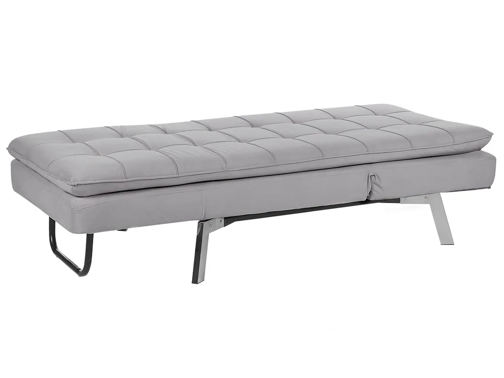 Chaise Longue LOIRET Velvet Light Grey_776215