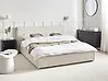 Waterbed Faux Linen LESTRE 160 x 200 cm (EU King Size) Off-White