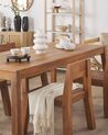 Set of 4 Acacia Wood Garden Chairs LIVORNO_899485