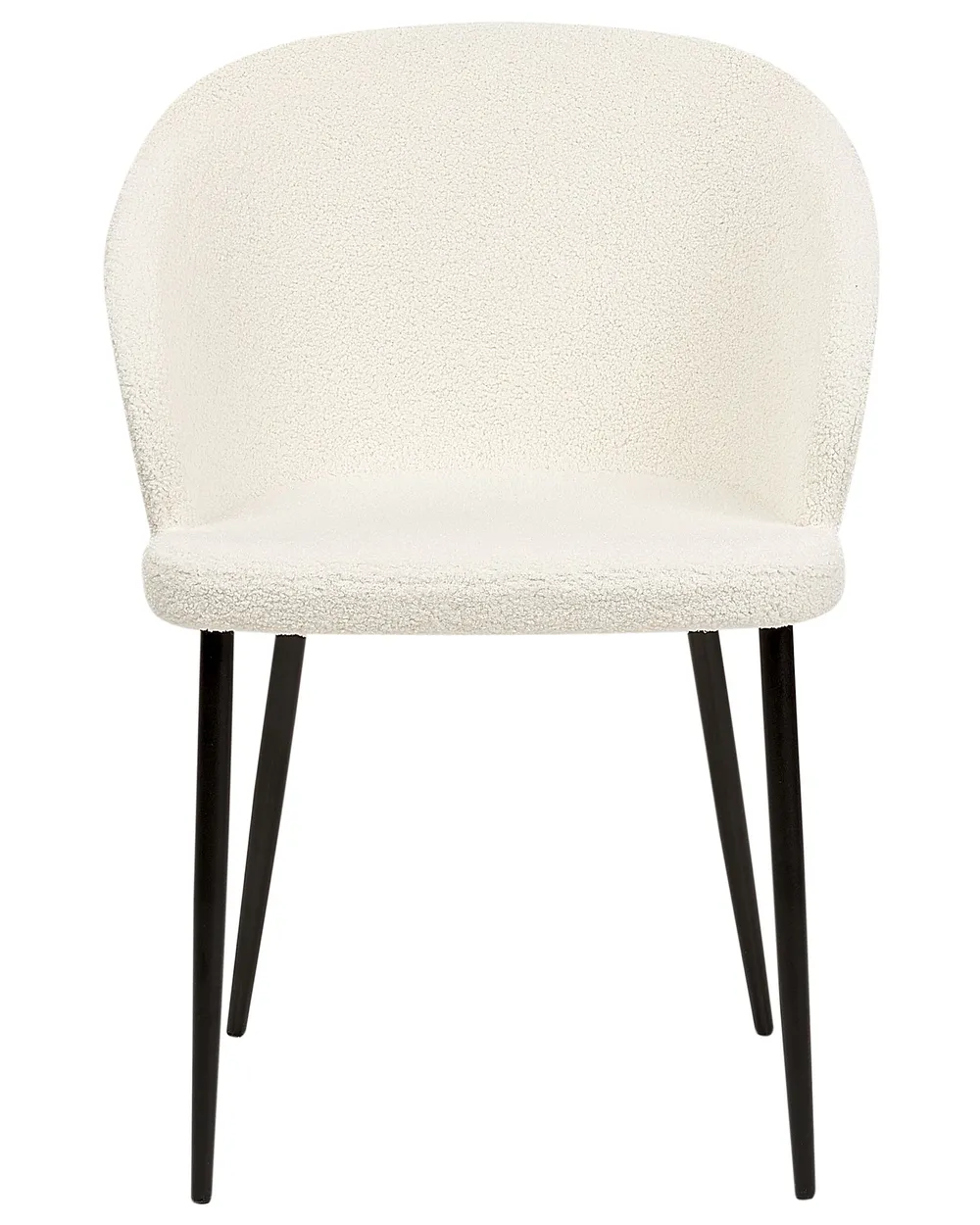 Set of Dining Chairs MASON Boucle Off-White