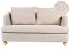 Sofa dla 2 osób RATTVIK Boucle Beżowy