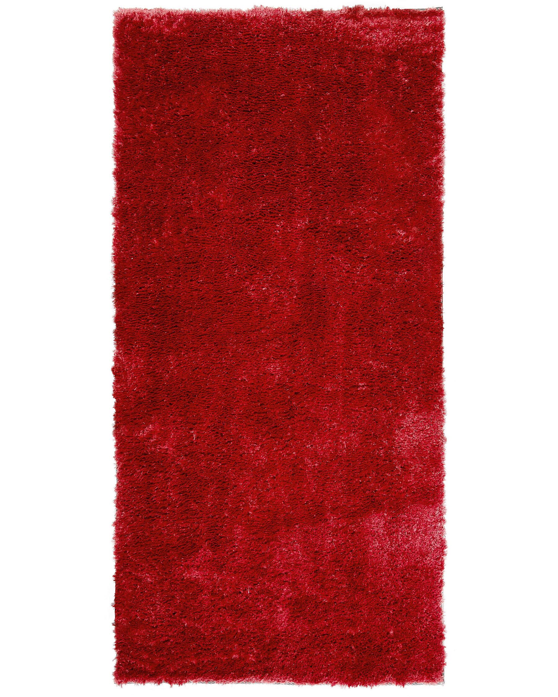 Dywan shaggy 80 x 150 cm czerwony EVREN_758801