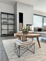 Rug ELLEK White 160 x 230 cm Wool_820807