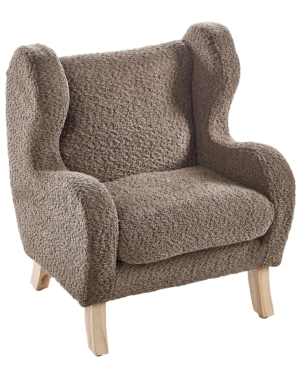 Poltrona per Bambini FARUM Bouclé Marrone_1083021
