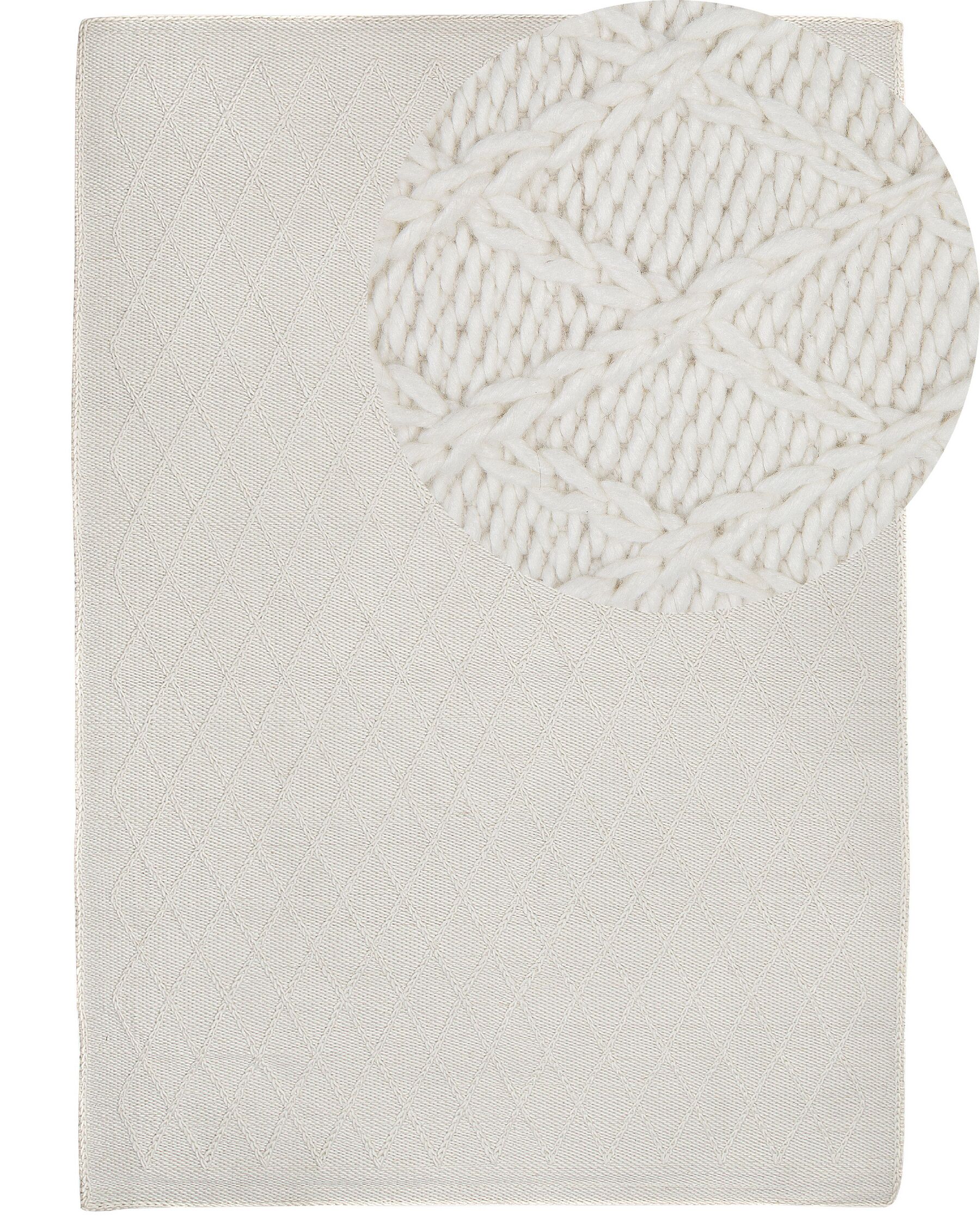 Area Rug 160 x 230 cm Off-White ERZIN_802970