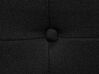 Háromszemélyes fekete kárpitozott kanapéágy FLORLI_704149