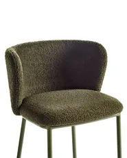 Set of 2 Bar Chairs MINA II Green_1050636