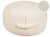 Pouf en tissu beige clair ADLANA_935532