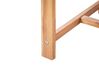 Skládací lavice z akáciového dřeva světlá TUENNO_910349