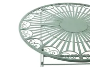 Bistro Table TRENTO 70 cm 70 cm Metal Light Green_774521