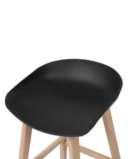 Set di 2 sedie alte MICCO Nero_731958