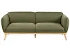 Sofa 3 Seater LJUNG Fabric Olive Green
