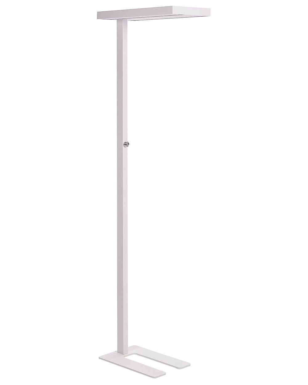 LED-golvlampa TAURUS med dimmer Metall Vit