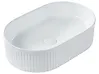 Countertop Basin GELDO 490 x 310 mm Ceramic White