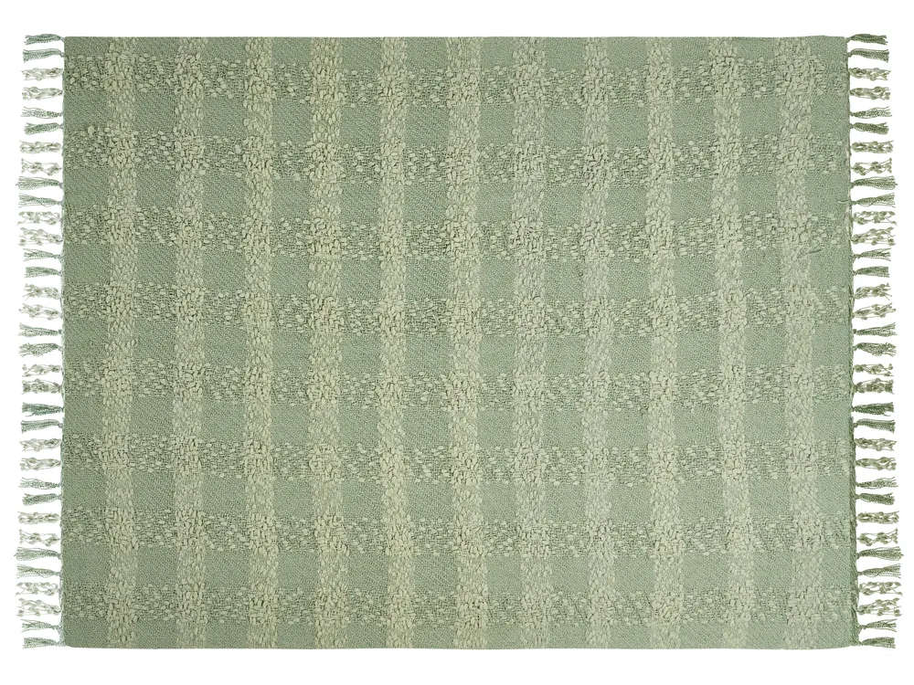 Koc VELLA 220 x 240 cm Zielony_1042386