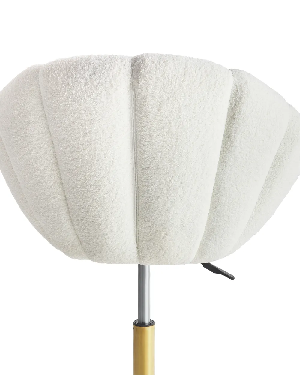 Desk Chair ANNABELLE Boucle White_949937