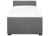 Fabric EU Single Trundle Bed Grey MARMANDE_729363