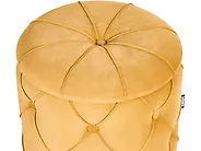 Pouf mit Stauraum 2er Set PUEBLO Samtstoff Senfgelb_1185953